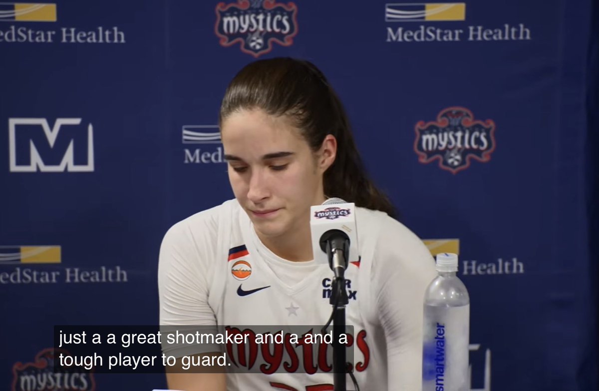 karen__lucia's tweet photo. Sonia Citron talks about Marine: It's difficult to guard and she'll make three-pointers right in your face 🗣️ https://t.co/OnQBootErh