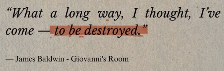 Literariium's tweet photo. — James Baldwin https://t.co/4NkxoKrkvm