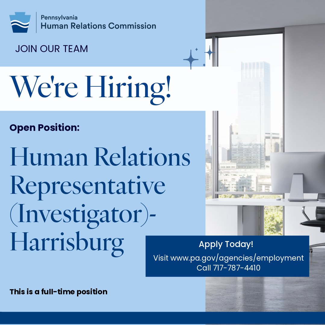 Pennsylvania Human Relations Commission tweet media