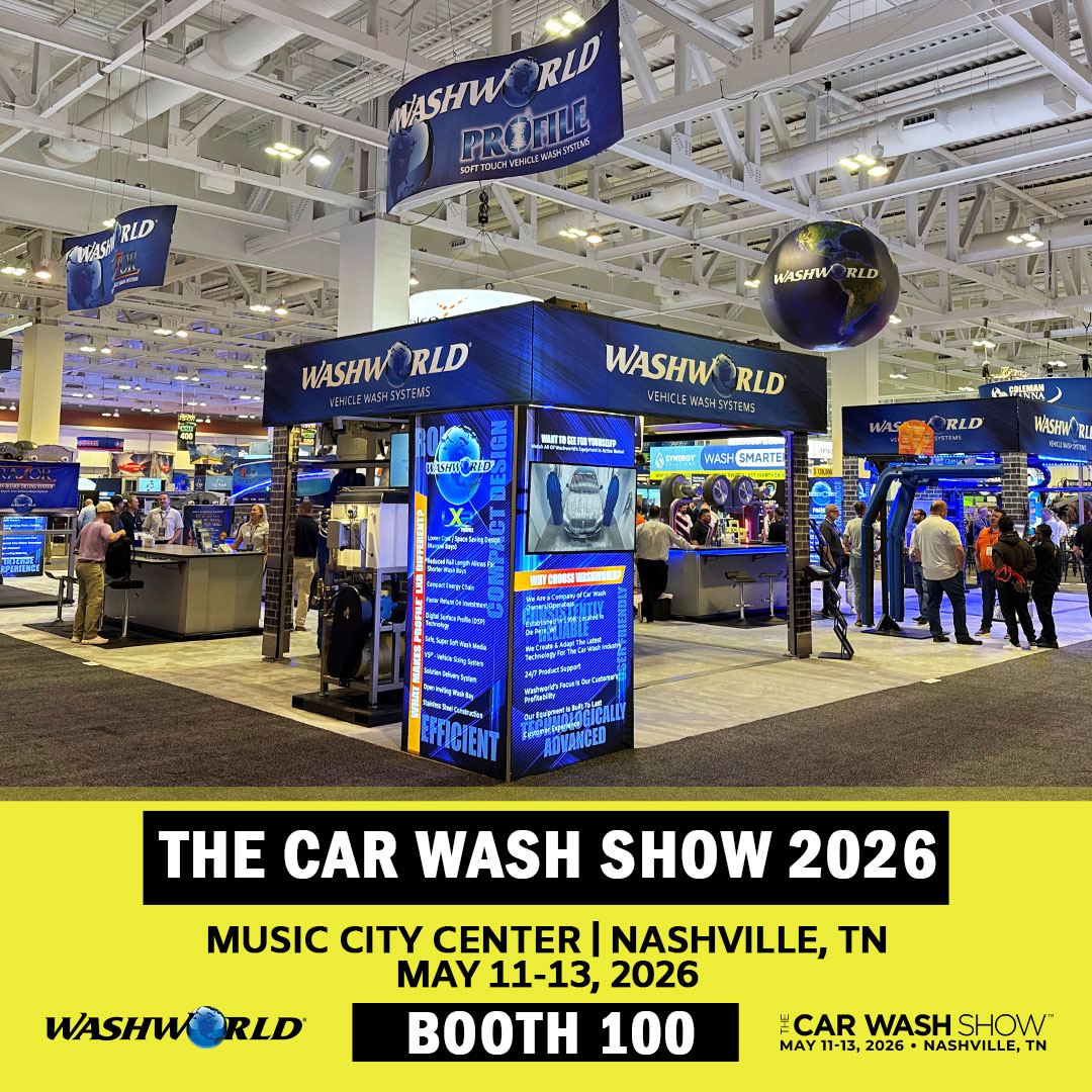 Washworld's tweet photo. Day 1 of The Car Wash Show 2026 starts today!

We are located in booth 100 - stop by!

📍Music City Center | Nashville, TN
⏰Day 1: 11am-5pm

#GoCarWashShow #Washworld https://t.co/GV8xiFq8u5