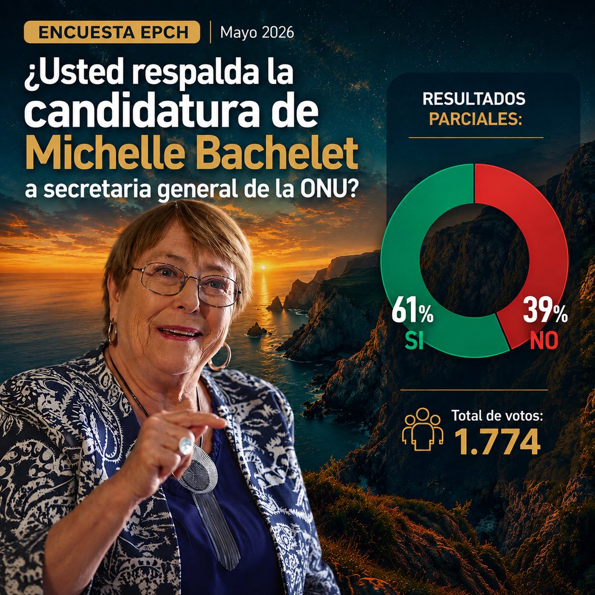 EPCH (Elecciones Presidenciales Chile) tweet media