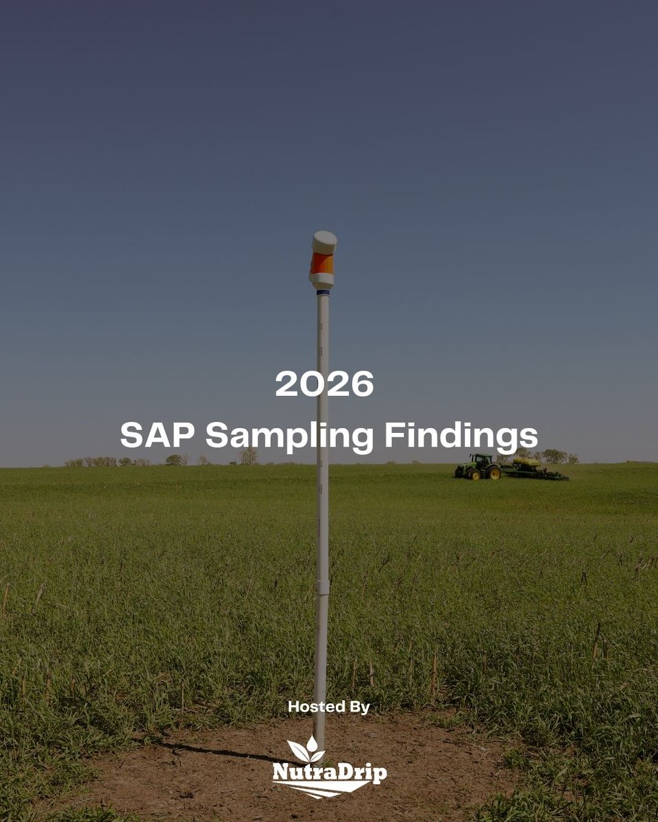 NutraDrip's tweet photo. One week out 🌾
Here's what we're covering at our free grower workshop May 27 in Hastings, NE:
✔ Soil moisture probe options ✔ Real-time data interpretation ✔ Irrigation scheduling ✔ Telemetry systems ✔ Early-season sap sample update

📍 1601 E South St, Hastings NE | 🕗 9:00–10:30 AM | ✅ Free
Register now 👇
https://t.co/w8TfSHuv2R

#NebraskaAg #SoilMoisture #DripIrrigation #AgTech #NutraDrip