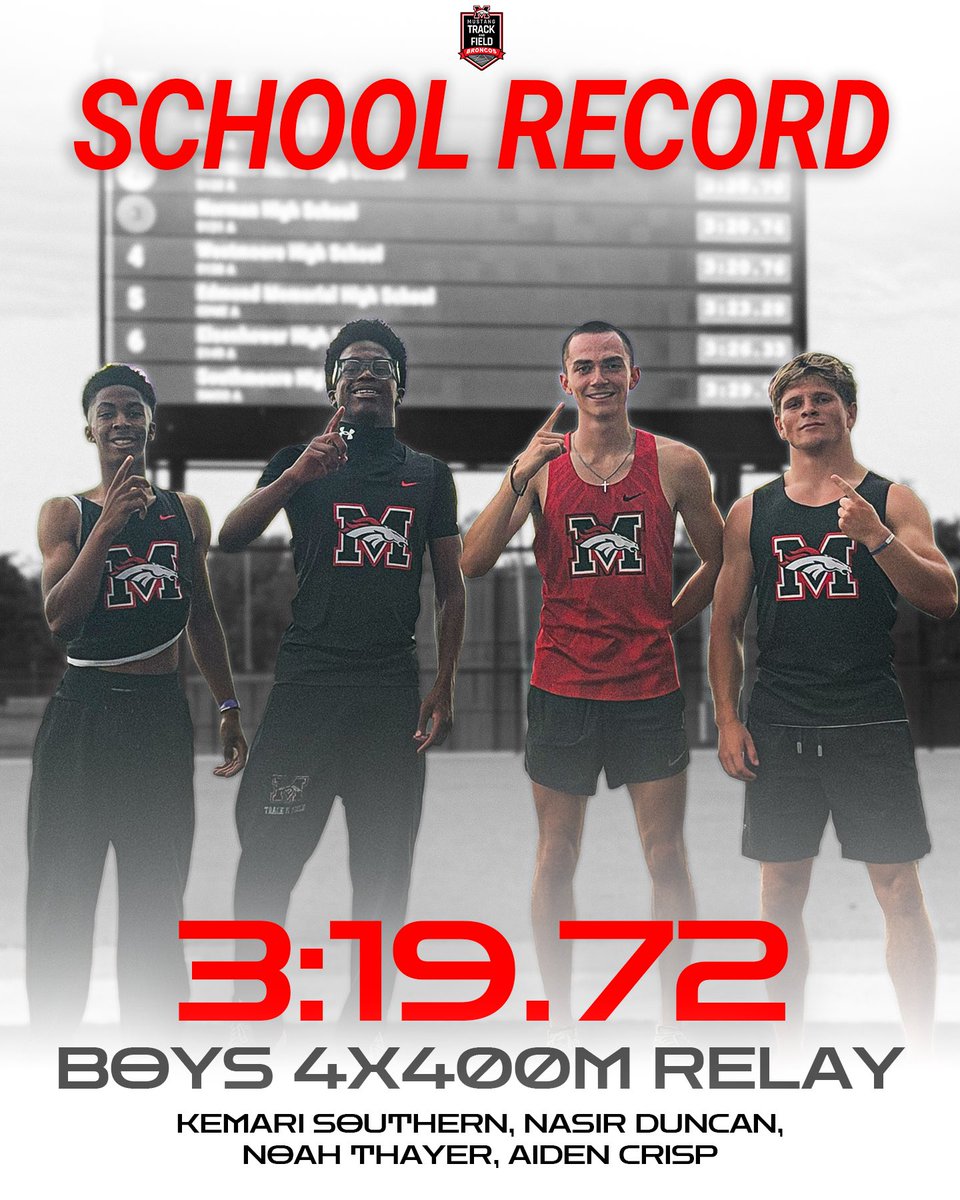 Mustang Track and Field tweet media