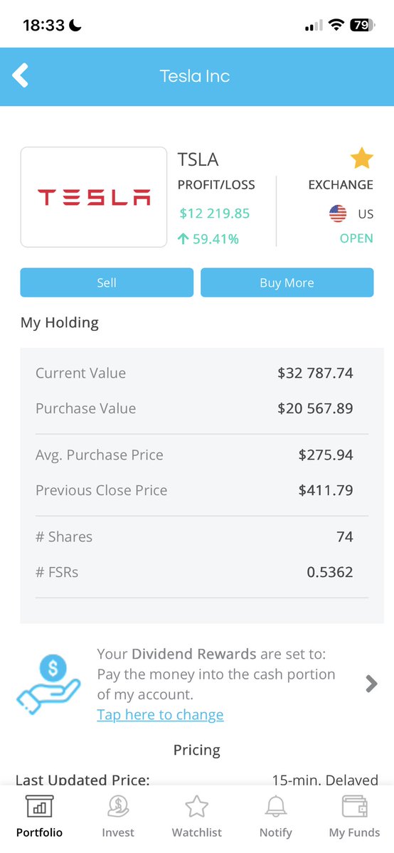 My $TSLA position now up 60% , up R 200k 

🐂 🐂 🐂