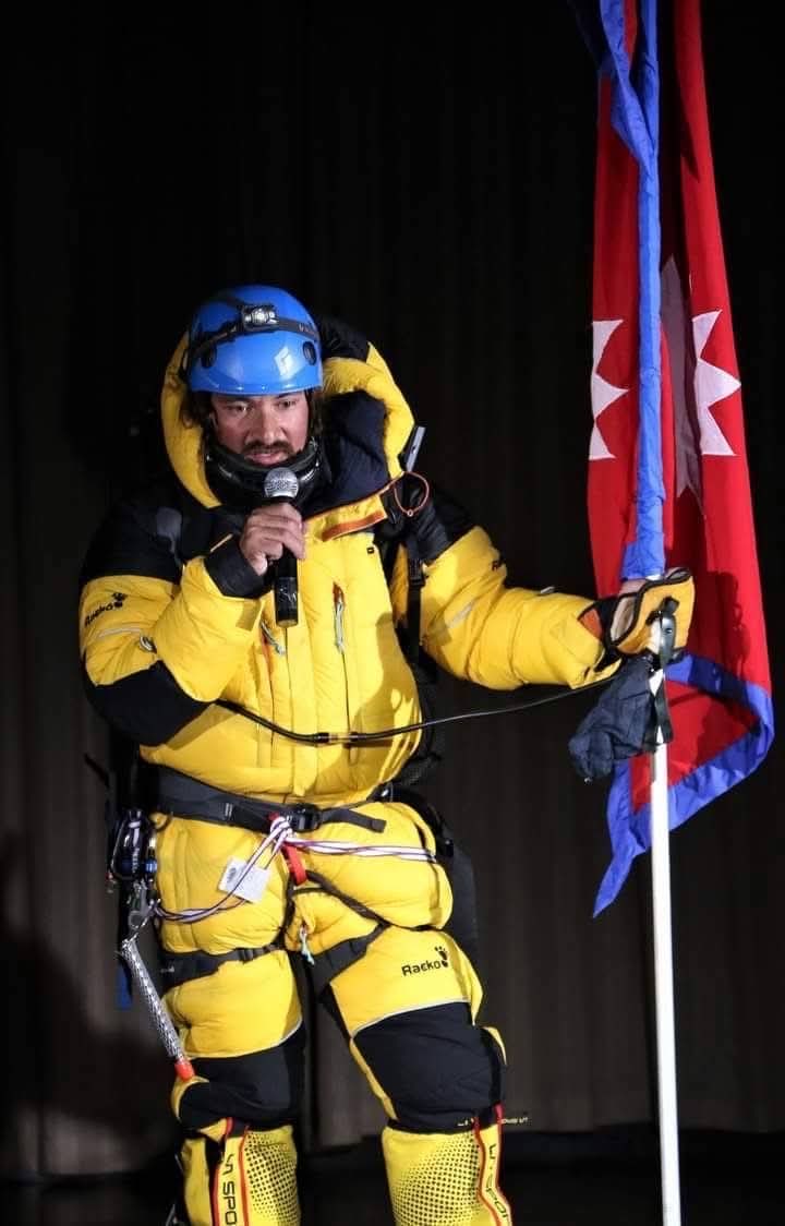 hello_dotnpl's tweet photo. The DOT expresses deep sorrow over the untimely demise of Mr. Bijay Ghimire in the Khumbu Icefall area of Mt. Everest. The first Everest summiteer from the Dalit community, his contribution to Nepal’s mountaineering will always be remembered. Condolences to the bereaved family! https://t.co/d1SWpxZ0sH