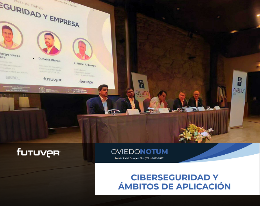 futuver's tweet photo. 🔐 La ciberseguridad no empieza en el ataque.
Empieza mucho antes: en la preparación, la conciencia y las personas.
Hoy participamos en la jornada “Ciberseguridad y ámbitos de aplicación” del programa #OviedoNotum.
Gracias al @aytoviedo por impulsar estos espacios tan necesarios.
#Futuver #Ciberseguridad #IA