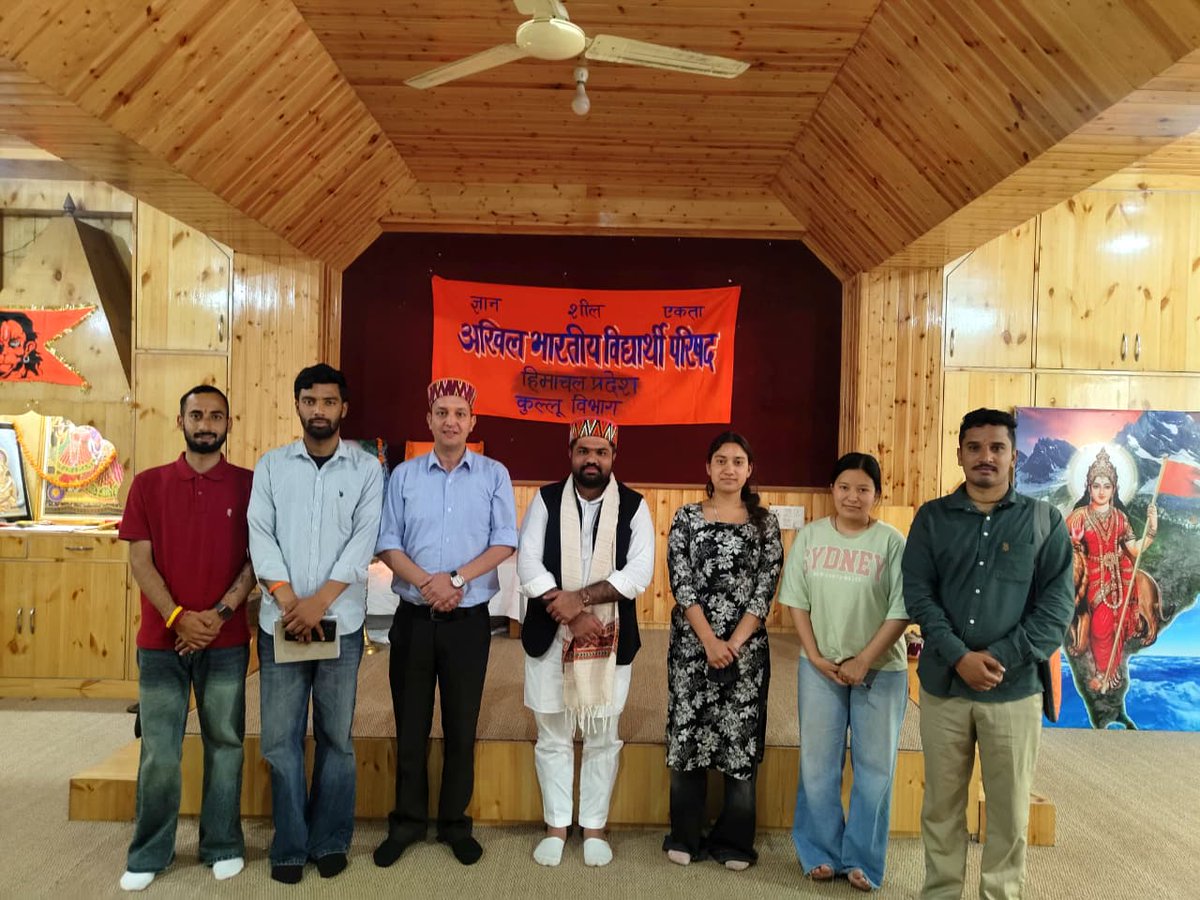 ABVP Himachal Pradesh tweet media