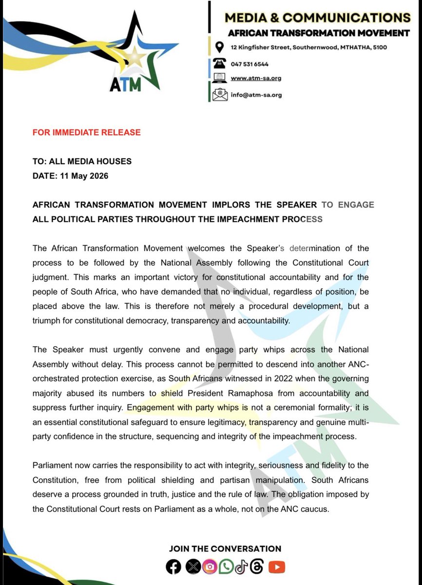 African Transformation Movement tweet media