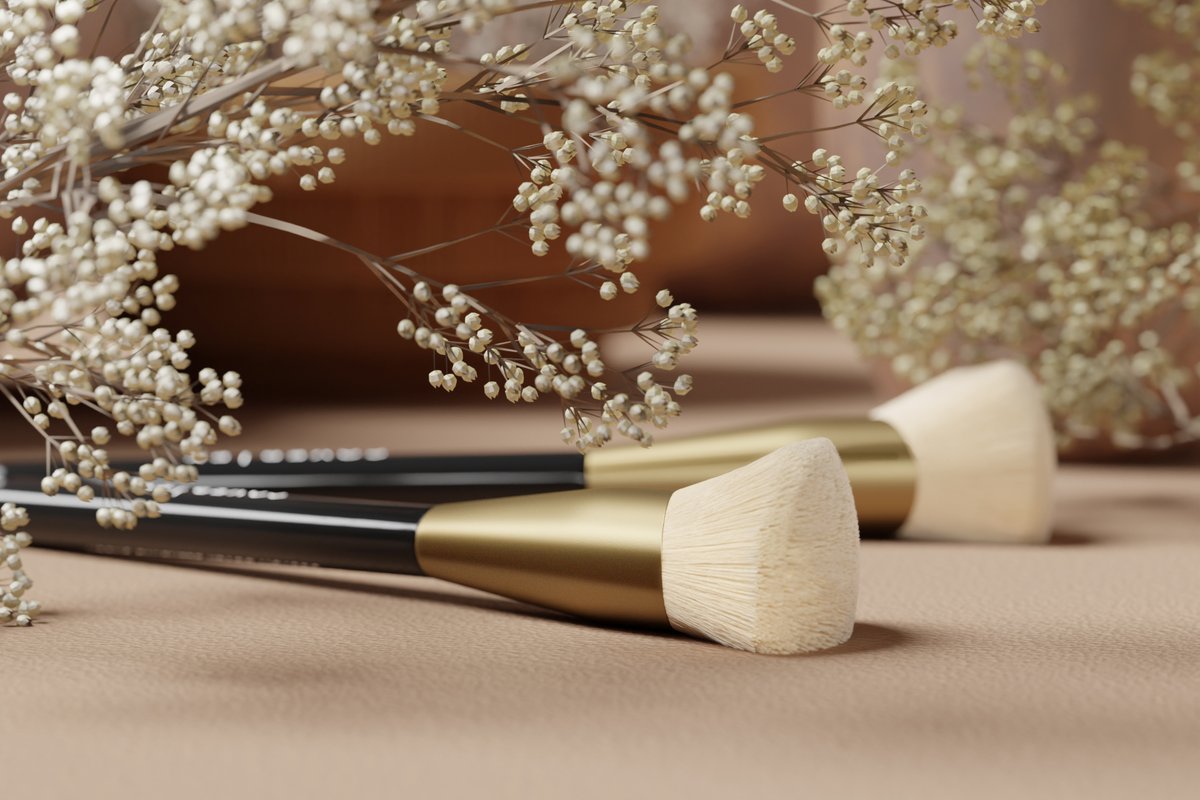 RibuWorld's tweet photo. Soft fibres. Sharp visuals. Built in CGI.

For AS Beauty x Cover FX, we created  makeup brushes designed to capture every detail, from the texture of the bristles to the clean finish of the handles.

With CGI, everything is adaptable.

DM us for your free POC https://t.co/hqlgyz5sCu