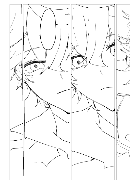 先週は本当に少しだけ描いた🥲 