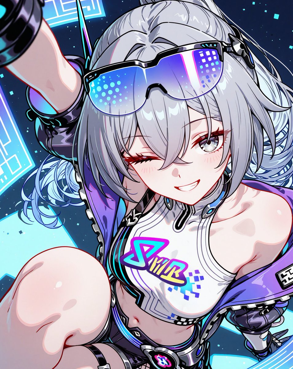 銀狼Lv.999のこの小悪魔っぽい笑顔が好き✨ Silver Wolf LV.999 / 銀狼