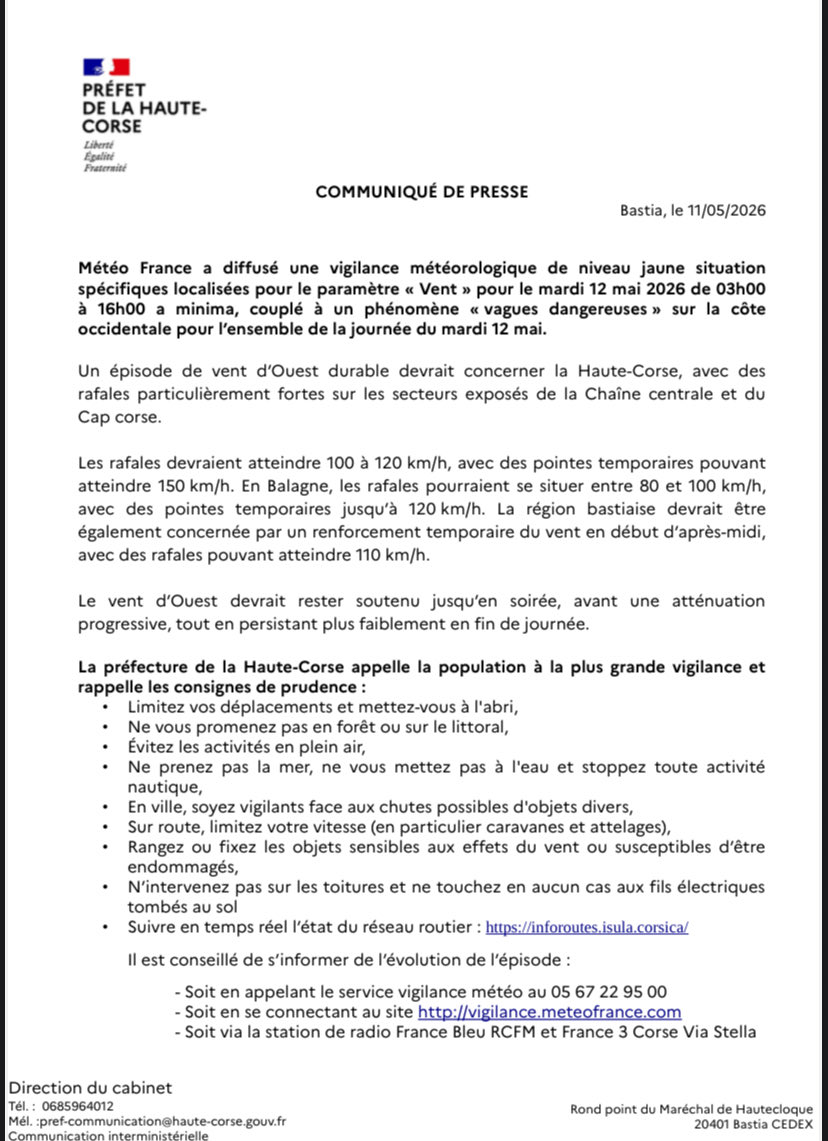 Préfet Haute-Corse tweet media