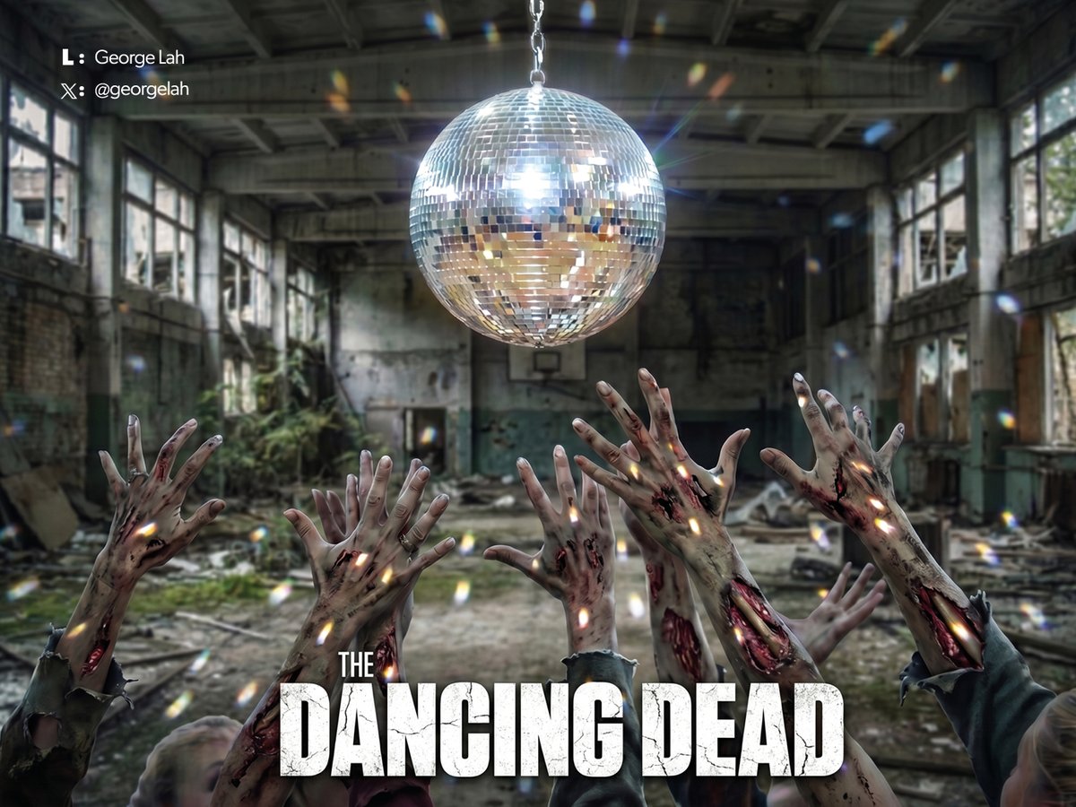 georgelah's tweet photo. The Dancing Dead!
@OneMinuteBriefs - Brief of the Day - Create posters to advertise #DiscoBalls 🪩 https://t.co/QYILsBBiwG