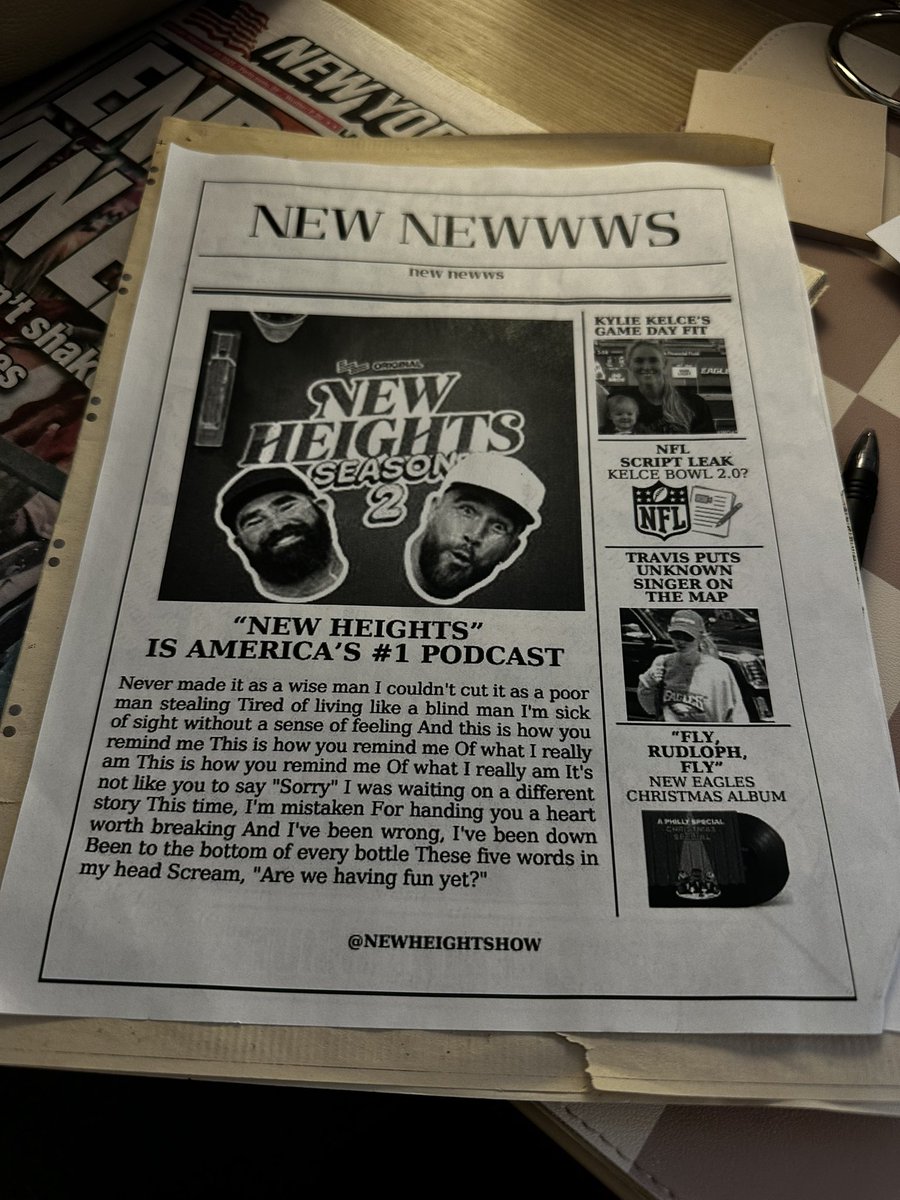Alex_Valentine's tweet photo. Shoutout to @TheKunalKohli for saving this #NewNews paper from Halloween 2023. @newheightshow https://t.co/4HyenbOO7c