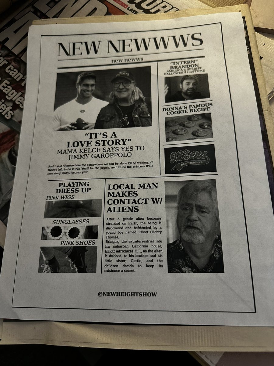 Alex_Valentine's tweet photo. Shoutout to @TheKunalKohli for saving this #NewNews paper from Halloween 2023. @newheightshow https://t.co/4HyenbOO7c