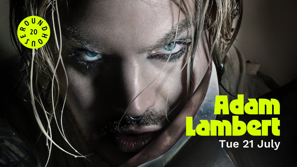 RoundhouseLDN's tweet photo. JUST ANNOUNCED🚨 @adamlambert brings his electrifying live show to Roundhouse! Following the announce of his upcoming album &amp; latest single, expect powerhouse vocals

🎟️ Members Presale: 13 – 14 May, 10am
🎟️ General Sale: Fri 15 May, 10am
🔗 https://t.co/UFFvGP0gGQ

@SJMConcerts https://t.co/eM87d7hvNS