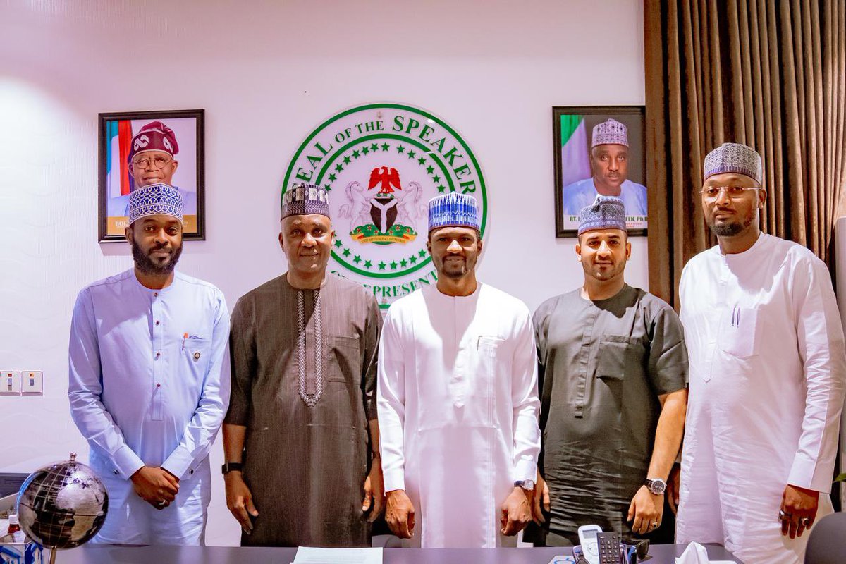 YusufMBuhari's tweet photo. Today, I had the privilege of taking some of my friends on a courtesy visit to the Speaker of the House of Representatives, Tajudeen Abbas, at his office within the National Assembly Complex, Abuja. We had a warm and insightful engagement and I sincerely appreciate the Speaker for the reception, hospitality and valuable words of encouragement. May Allah continue to guide and strengthen him in the service of our dear country.