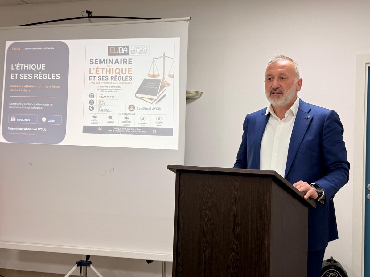 EubaFrance's tweet photo. 👏 Belle initiative de notre antenne EUBA Strasbourg autour de l’éthique dans le monde des affaires.
Entrepreneurs et professionnels se sont réunis pour échanger sur la transparence, la responsabilité et les valeurs humaines dans l’entrepreneuriat 🌍

#EUBA #Business #Entreprener https://t.co/OtXSbwOLcU