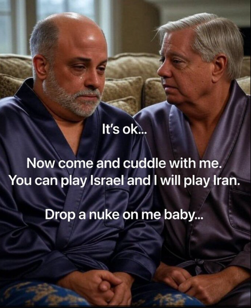lcmrn21's tweet photo. @Cazador_Chimba @ForecasterEnten The truth is, old people don't know anything about Israel except the lies they're fed by Zionists like Mark Levin and Lindsey Graham. #FixedItForYa https://t.co/w572WGeztL