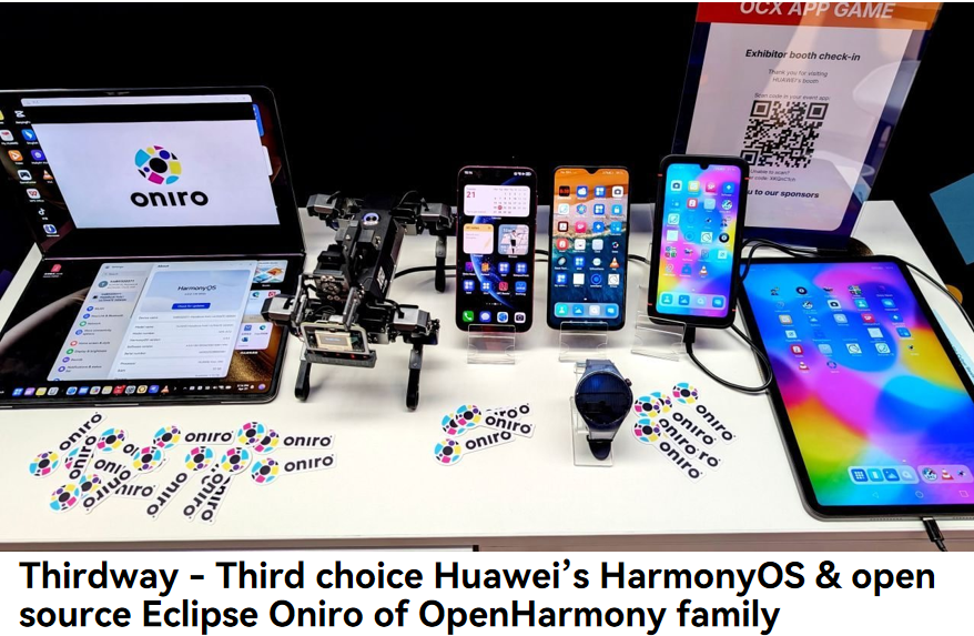 LivingInHarmony's tweet photo. Duopoly Hell
illusion of choice of American/Western 
Android (GMS) &amp; iOS/iPadOS standard 
vs
Thirdway - SinoEurope Third choice Huawei’s HarmonyOS &amp; open source Eclipse Oniro of OpenHarmony family.
#Huawei #HarmonyOS #Oniro #Ecosystem #Thirdway #Mainstream #Global #DuopolyRefugee https://t.co/yiK7jOPbHD