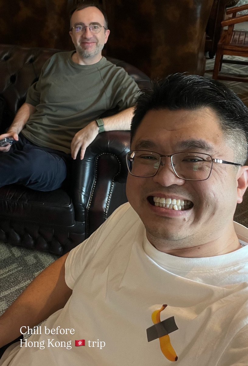 canmasu's tweet photo. @rene05x and I just chilling before my Hong Kong 🇭🇰 trip, talking about the next moves for @MorpheusAIs 🚀  

Also catching up on plans for @SporeBlockchain and @philippinebc_wk with @0xHarpreet — the Dai Gor of @accessmalaysia 😆 https://t.co/Xr2nMXv46G