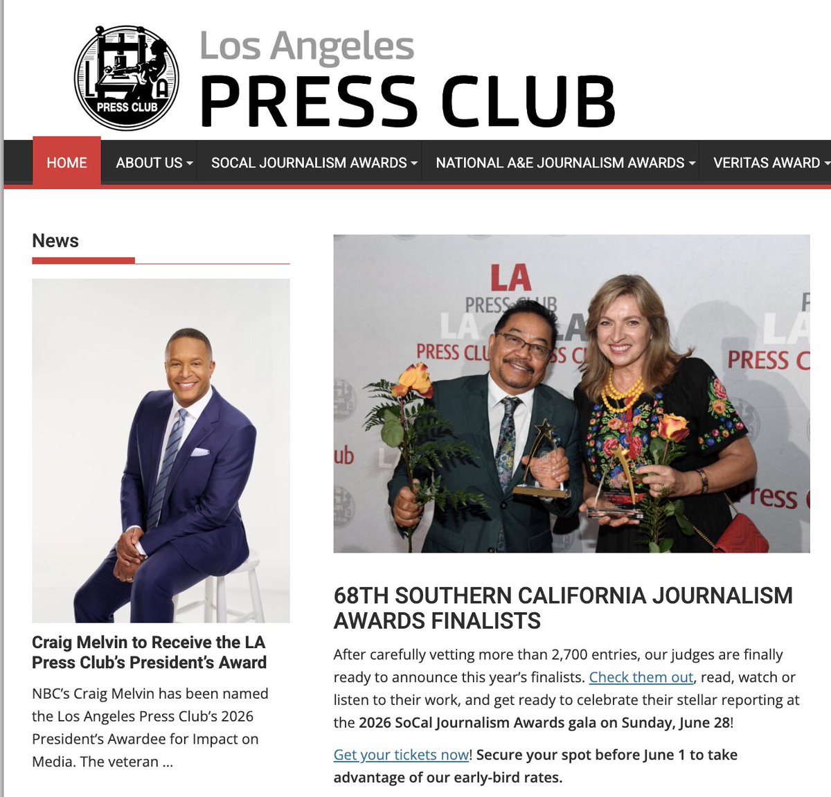 LA Press Club tweet media