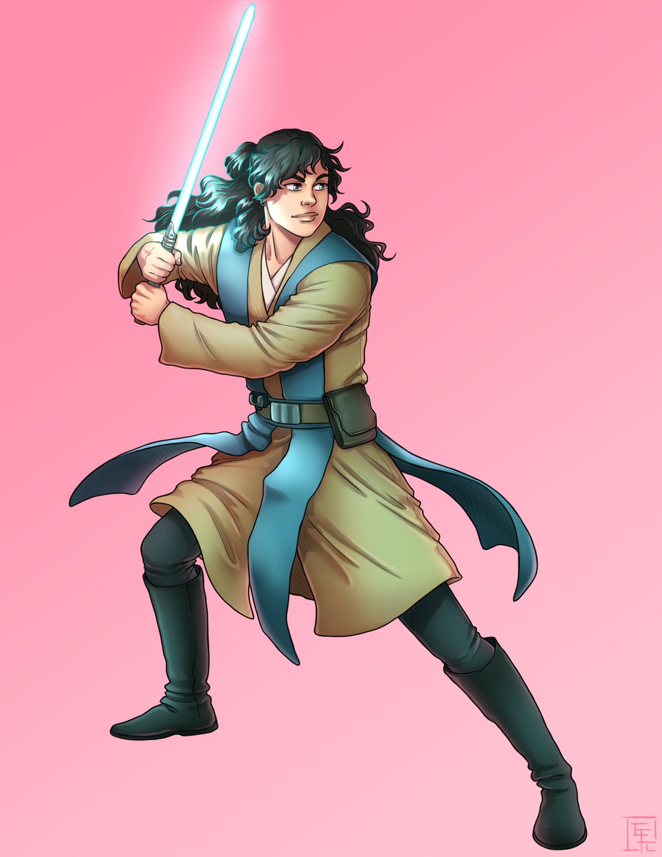 ErithEl's tweet photo. Recent commission of @ biiina_bee 's (instagram) Jedi OC, Rexa Navemar!

#originalcharacter #jedi #starwars #commission #commissionsopen #OCart https://t.co/JLhHBor4Ie