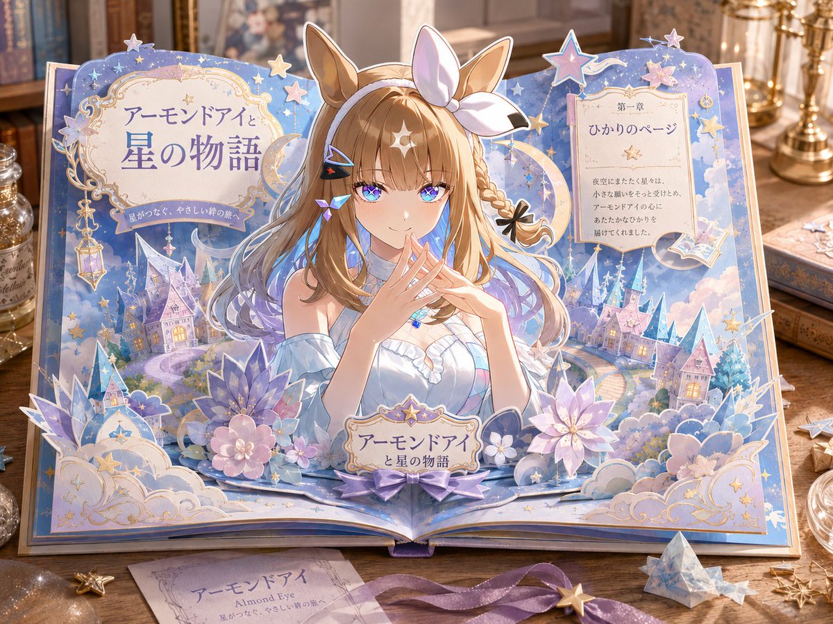 アーモンドアイ様 アーモンドアイ ＃AIイラスト