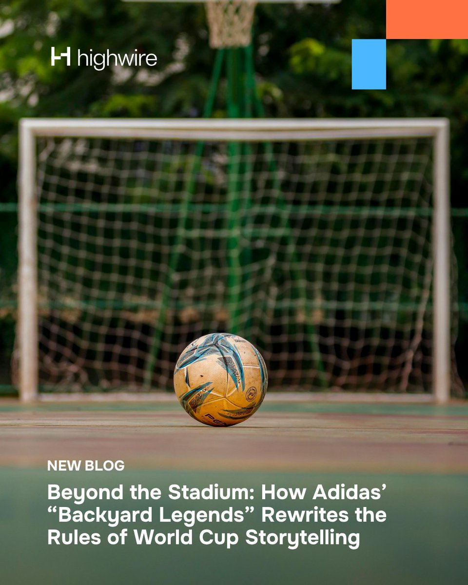 TeamHighwire's tweet photo. Adidas proved you don't need a stadium to win a World Cup campaign.

"Backyard Legends" trades predictable spectacles for community-rooted storytelling and highly intentional casting. Read our breakdown of why this brand strategy works: https://t.co/8vZRFZS0YI 

#BrandStrategy https://t.co/kNy5lpEjkd