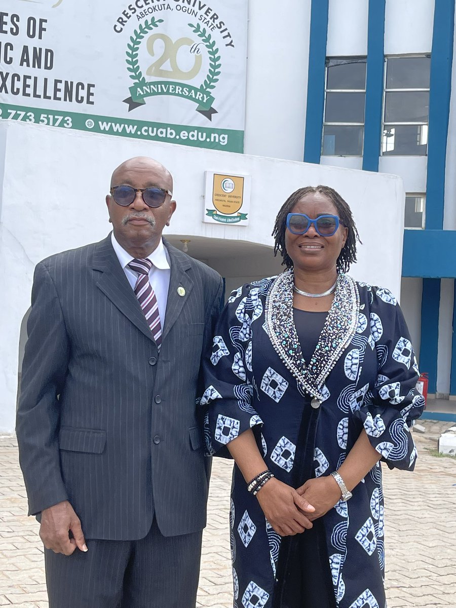 cuabng's tweet photo. BACOLAW Hosts Three-Day Arbitration Training

The Bola Ajibola College of Law, Crescent University, Abeokuta, is hosting the Nigerian Institute of Chartered Arbitrators (NICArb) for a three-day professional training programme for would-be chartered arbitrators.

The training which comprises 400-level and final-year students of the College, is an annual exercise organised by NICArb in partnership with BACOLAW. 

The first port of call by the NICArb team was a courtesy call on the Vice Chancellor, Prof. Ibraheem Gbajabiamila and other management team. 

The NICArb team, led by its Registrar, Mrs Shola Oshodi-John, commended the university management on the expansion of BACOLAW and its recent quota increase to 120.

Speaking during the visit, Mrs Oshodi-John reflected on her previous visit to the institution when the late Founder, Bola Ajibola, personally received her team. She noted that arbitration certification at Crescent University remains one of the visionary initiatives of the late Founder.

She further applauded the university management for sustaining the standards and preserving the legacy of Prince Bola Ajibola, adding that she was delighted to remain part of the institution’s journey in advancing arbitration education.

Crescent University… Breeding Upright Achievers 

#cuabng #bacolaw #nicarb #crescentuniversityabeokuta  #bacolawnews