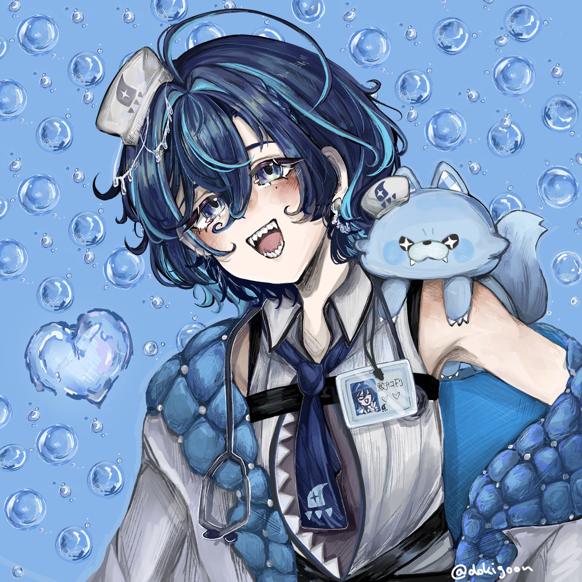 dokigoon's tweet photo. COMMS OPEN!!!!!!!! recent example here prices on the right… pls….🩵🩵 https://t.co/J2pW2ojJ26