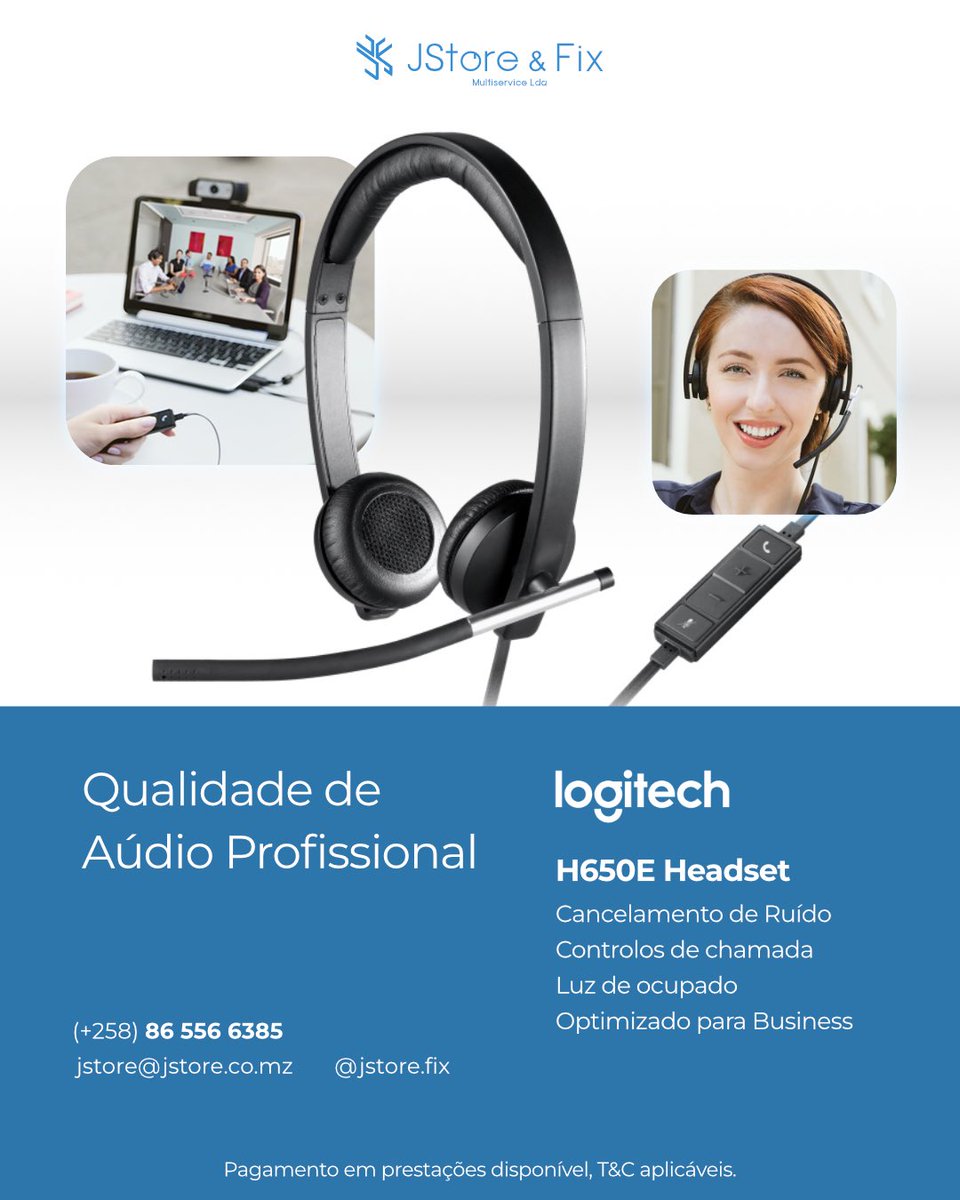 jstore_fix's tweet photo. Tecnologia, conforto e desempenho num só equipamento.
Headsets de alta qualidade ideais para trabalho, gaming, chamadas e uso diário. Som nítido, acabamento premium e máxima durabilidade.

Disponível por apenas 7.500 MT.

Encomendas &amp; informações : jstore@jstore.co.mz https://t.co/woCUvRLA0P