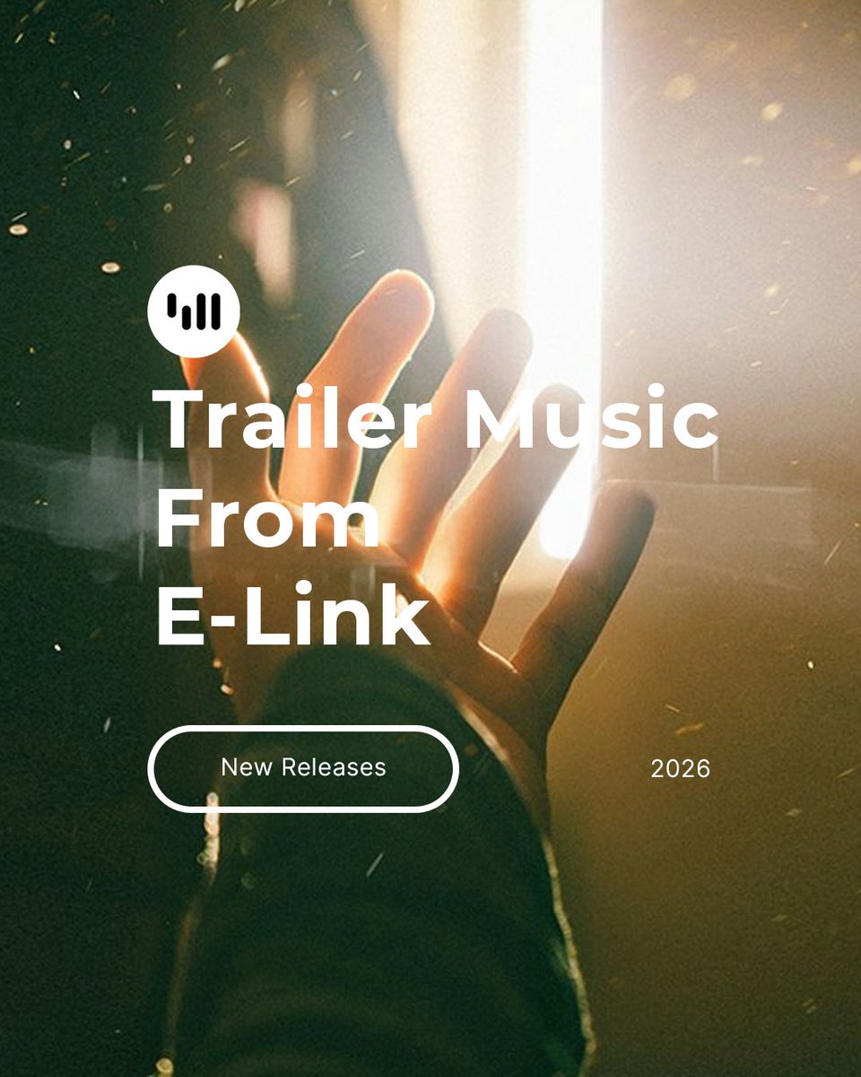 411MusicGroup's tweet photo. Need trailer music?

Explore E-Link’s newest cinematic compilations in the 411 catalog — from emotional orchestral builds to East Asia-inspired intensity and modern neoclassical drama.

Built for trailers, promos &amp; storytelling. Available on https://t.co/Prv03RJjNG https://t.co/2St0l9jBxS