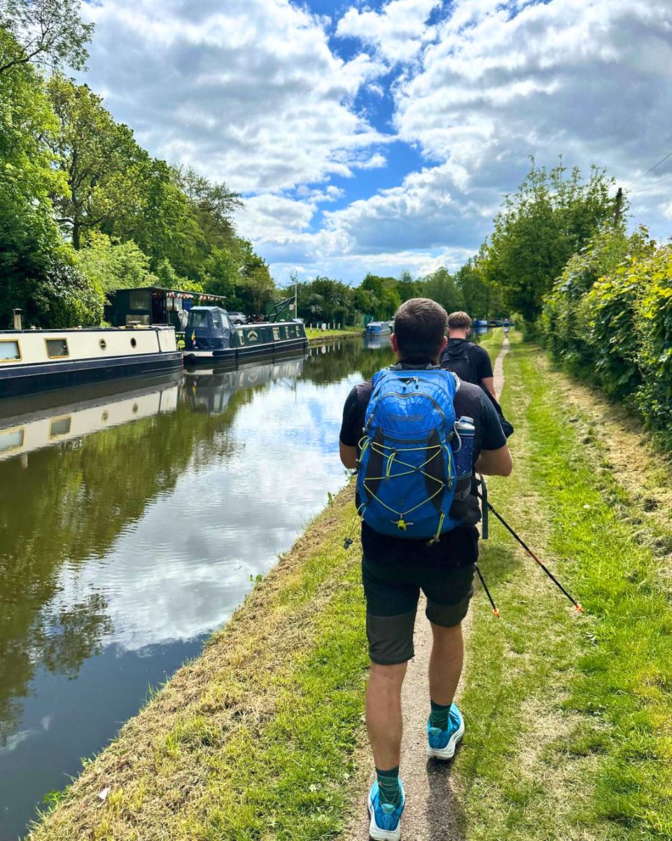 Shortconstruct's tweet photo. Day 1 completed! ✅🥾

Since being waved off by the team at HQ in Cheadle this morning, the Not So Short Walk team has made great progress, covering 41.23km and reaching Frodsham, their first stop after nine hours on the road.

Follow our 184km trek to see what tomorrow brings! https://t.co/RtwW2RQcFR