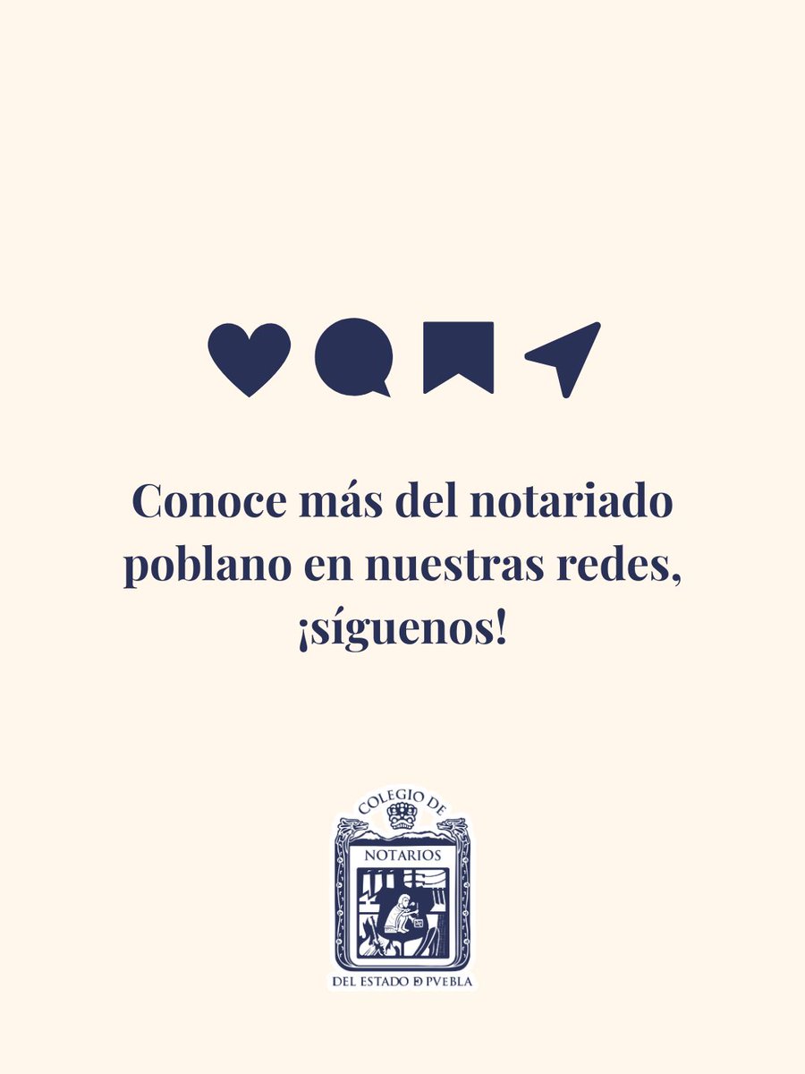 Colegio de Notarios de Puebla tweet media