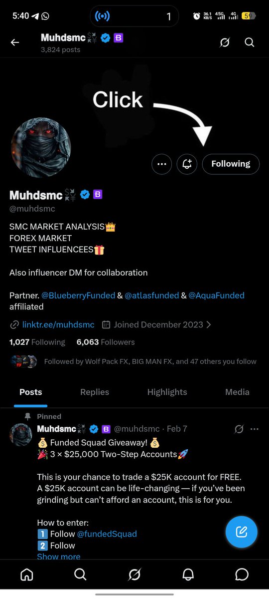 Forex__Unlocked's tweet photo. @muhdsmc @fundingpips @ronna256 @tradin @Khldfx All done Sire 🙌🏽 https://t.co/CzSOB8GRQG