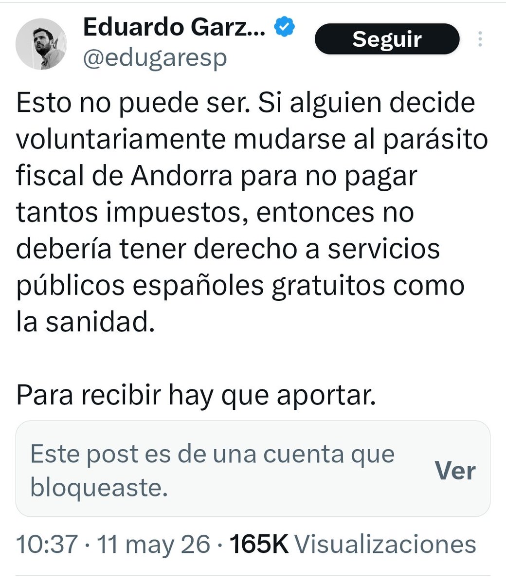 Nos dice el Fénix de los Ingenios de la Economía que los inmigrantes ilegales no deberían tener derecho a la sanidad pública, ya que "para recibir hay que aportar".