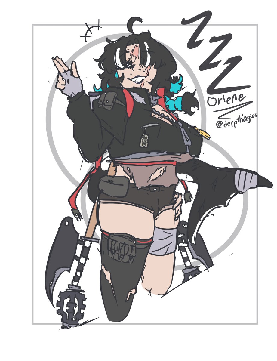 derpthingies's tweet photo. #zzz #zzzerofanart #ZenlessZoneZero #oc #originalcharacter https://t.co/DmgSwCVbqP