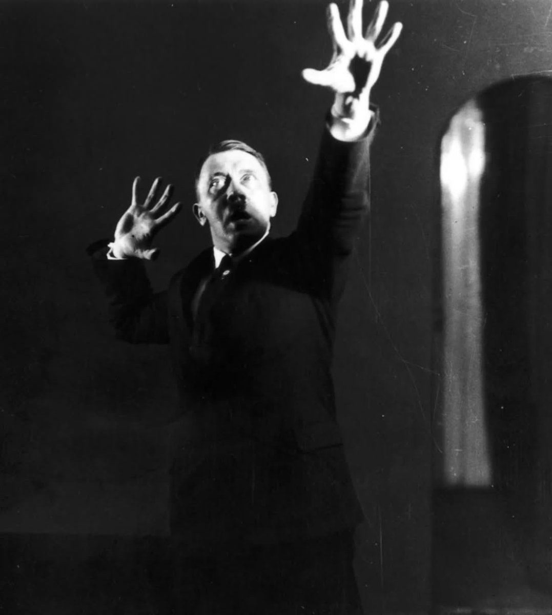 Hitler Blunt Rotation These rare photos show Adolf Hitler rehearsing his speeches in front of ...