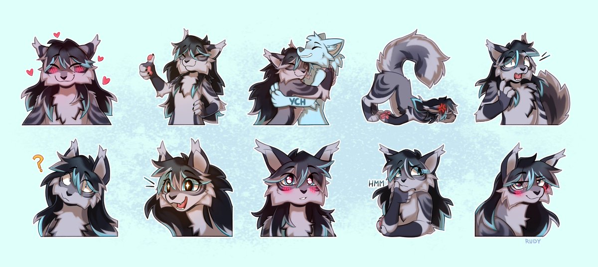 _Ruddi___'s tweet photo. sticker commission for @AerieFops 💙 https://t.co/eS3nr8Cnlm