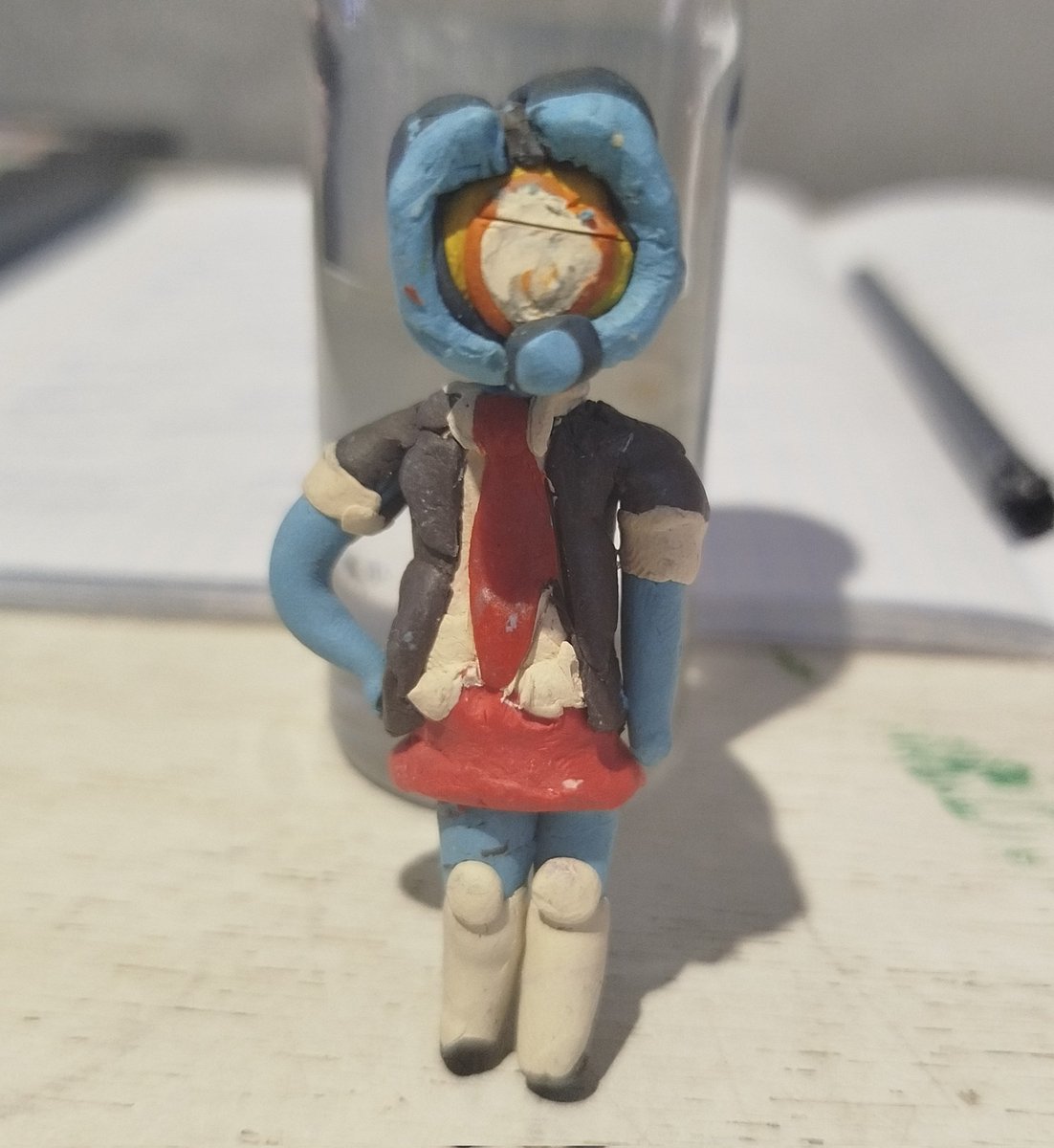 Targanchik's tweet photo. My little sister made mirage for me, I'm actually crying 😭😭😭 this is so cute https://t.co/aNDJmk1hF5