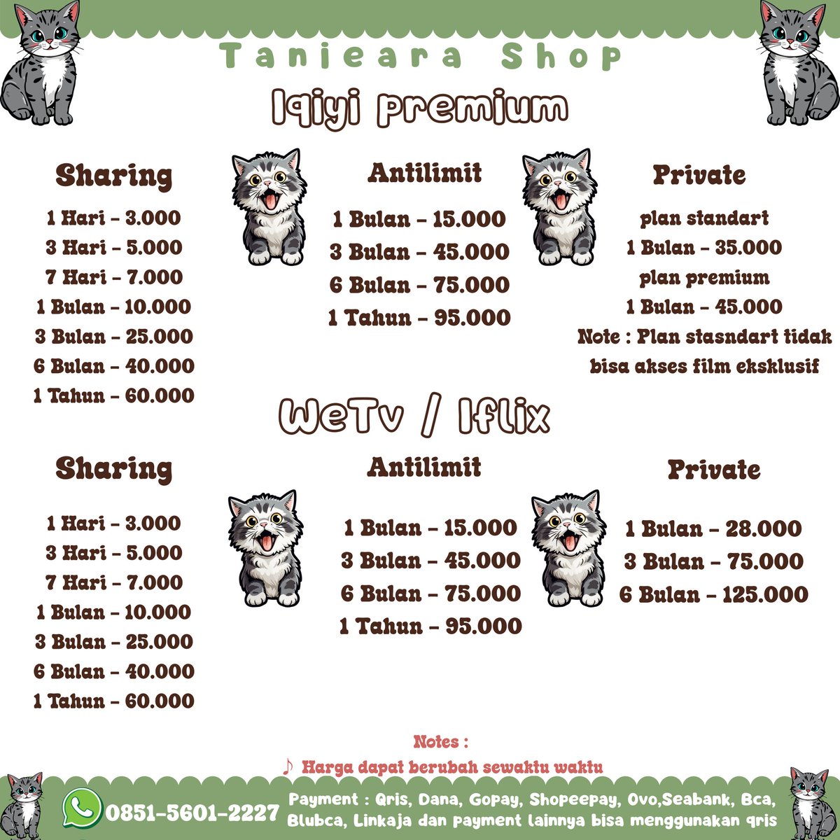 tanie | bisa qris | testi 2000+++, wa ada di bio tweet media