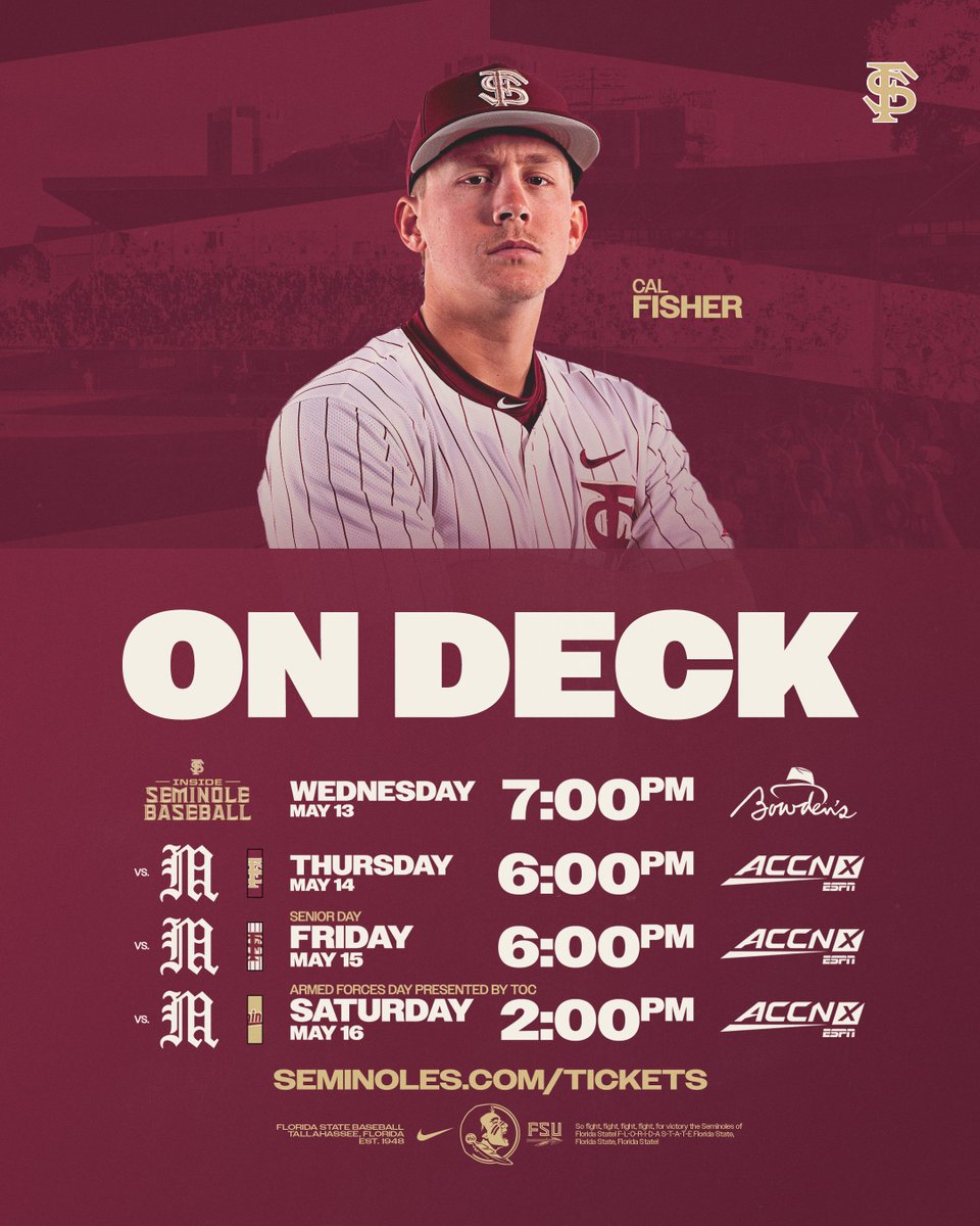 FSU Baseball tweet media