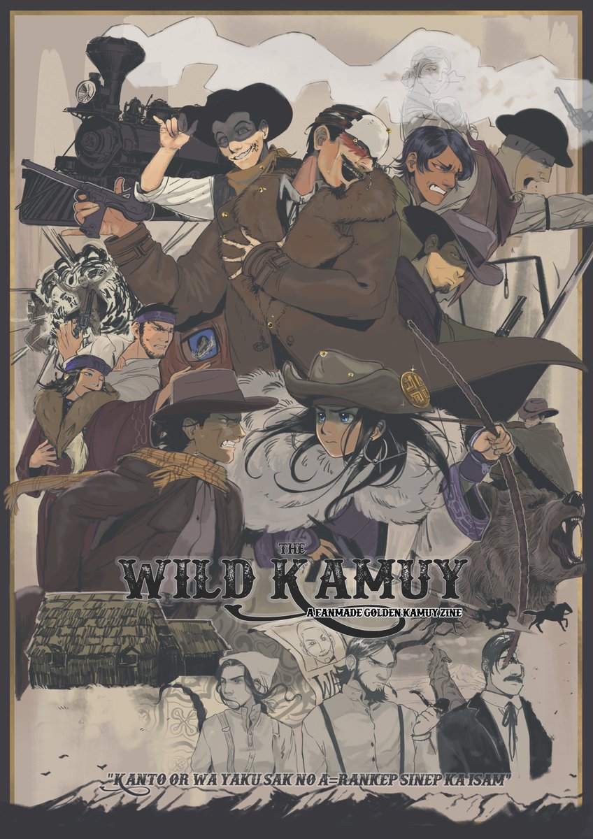 The Wild Kamuy Zine🤠 RELEASED! YEEHAW! tweet media