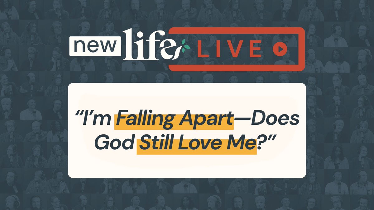 NewLife's tweet photo. 📻 Happy Monday! We're not taking calls today, but we will take calls on Wednesday.

On today's show, Marc Cameron, Dr. Alice Benton, and Brian Perez discuss:

-Difficult Conversations
-God's Love
-Alcohol Addiction

💻 Watch with us: https://t.co/p9EvaYHmZ3

#NewLifeLive https://t.co/AMXmSY5pEe