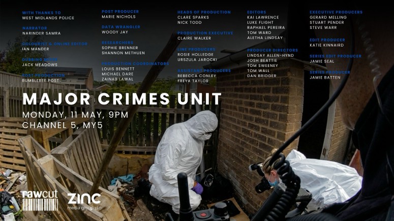 SternAndWild's tweet photo. Shout out to Stern &amp; Wild filmmakers Jamie Batten and Jamie Seal whose gritty new docuseries MAJOR CRIMES UNIT launches on Channel 5 at 9.00pm tonight. It's a gripping watch.

🔗 https://t.co/5kRz2p1U6I https://t.co/9nYMWRyxcX