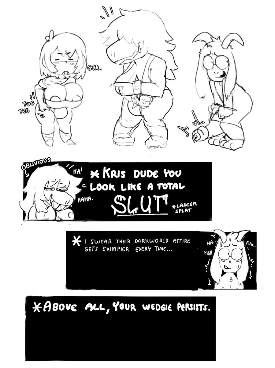 oogabutt's tweet photo. More sketch c🅾️mm deltarune;3c https://t.co/1S6ioZirKG