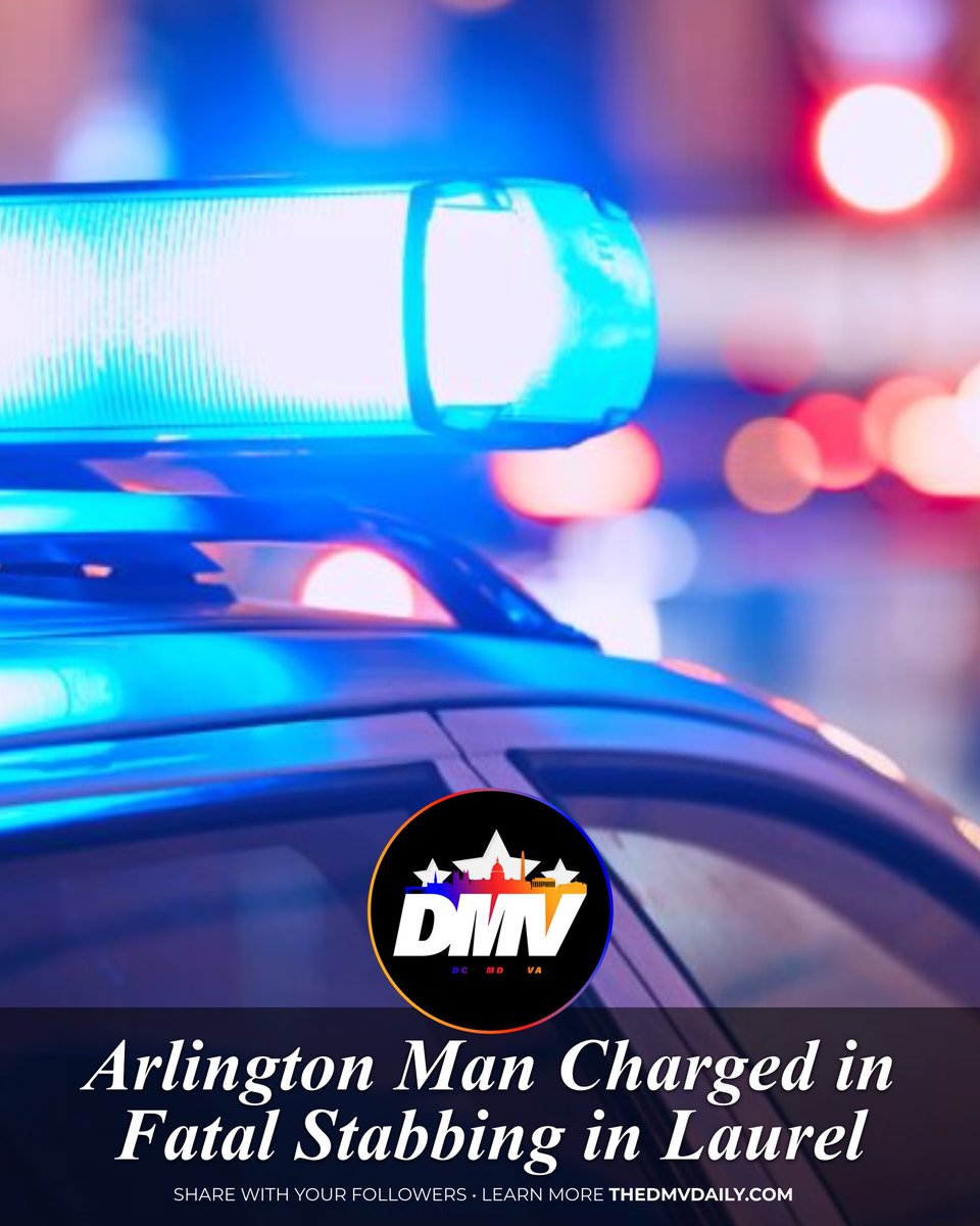 TheDMVDaily's tweet photo. A 26-year-old man from Arlington, identified as Samai Gayle, has been arrested in connection with a fatal stabbing in Laurel.

Police responded Saturday to the 7800 block of Contee Road, where they found 48-year-old Dwayne Julien suffering from multiple stab wounds. He was taken to a hospital but later died.

Authorities say the suspect and victim knew each other. With help from witnesses, officers quickly located and arrested Gayle after he fled the scene. He now faces multiple homicide-related charges.