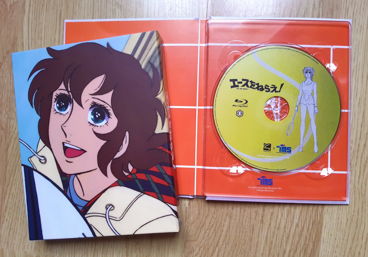 MickeyLD999's tweet photo. Réception du chef-d’œuvre #AceWoNerae! en blu-ray, l’une des sorties que j’attendais le plus cette année. @Tanuko_eu signe une édition exemplaire, un vibrant hommage au travail d’Osamu Dezaki et des artistes de TMS. Le coffret et les visuels sont somptueux! Petit unboxing (1/2)🎾 https://t.co/8johoouo8r