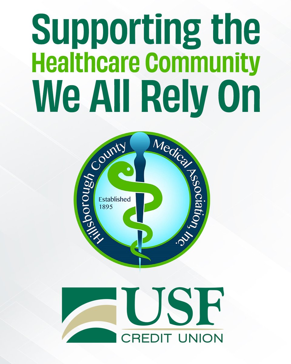 usffcu's tweet photo. We’re excited to announce a new partnership with the Hillsborough County Medical Association!

More than 3,000 physicians, residents &amp; future physicians across Tampa now have access to personalized financial solutions &amp; mortgage programs through USF CU.

https://t.co/23asoE4ks8 https://t.co/gZ7IytIdRg